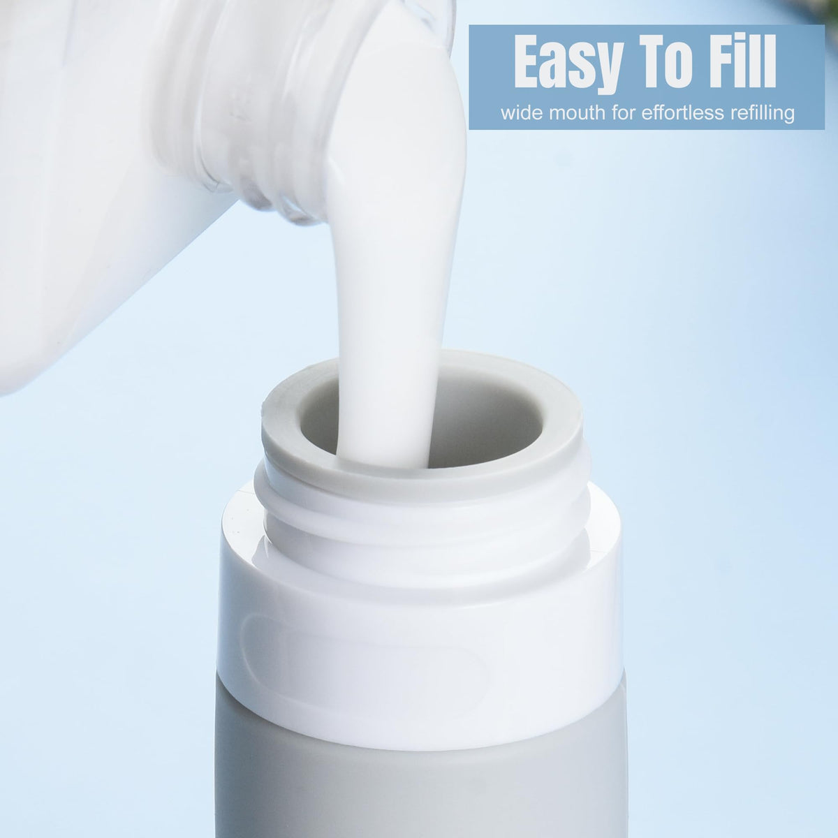 YNSHOUNA wide-mouth bottle being refilled for fast, mess-free topping up