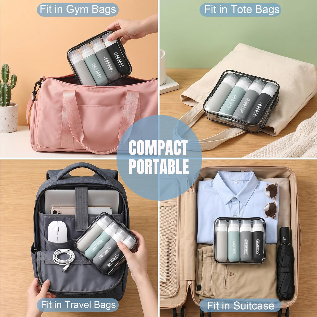 YNSHOUNA bottle held in hand to show compact 3oz size for carry-on compliance