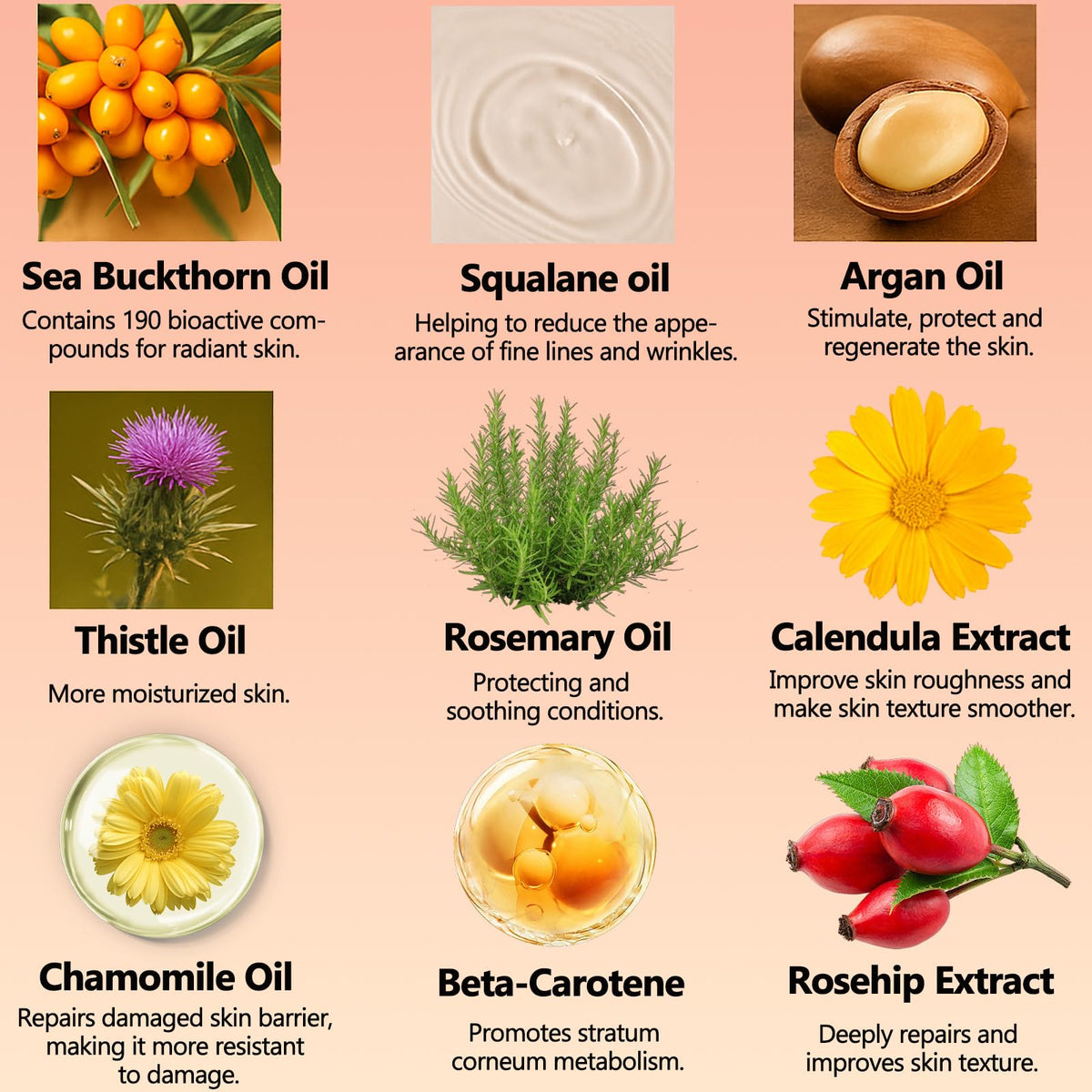 YOCMIPS closeup texture of squalane and calendula balm for smooth skin
