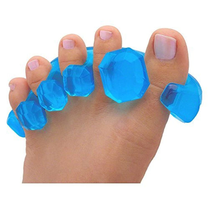 YogaToes GEMS front packaging showing pair and size information for clear purchase decision