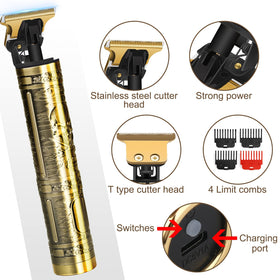 YOGINGO close-up T-blade stainless steel cutter head for precise lines and detailing