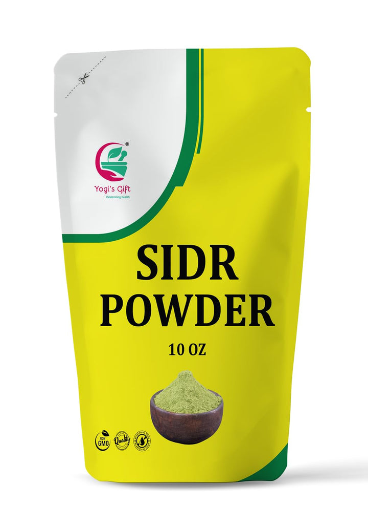 YOGI’S GIFT front packaging showing Sidr powder and benefits
