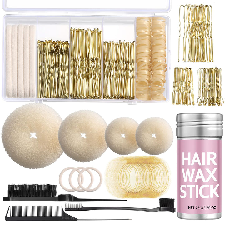 Yogode front packaging showing complete blonde bun maker kit for easy styling