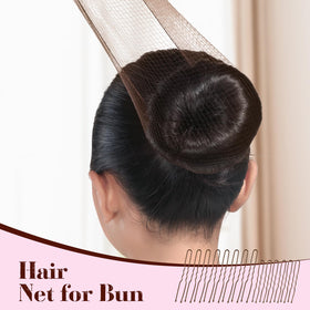 Yogode detailed hair net close-up matching donuts for seamless finish