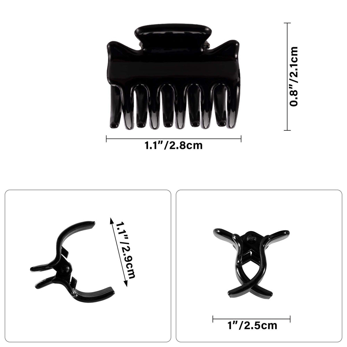 YOHAMA close-up of clip spring and teeth highlighting durable construction