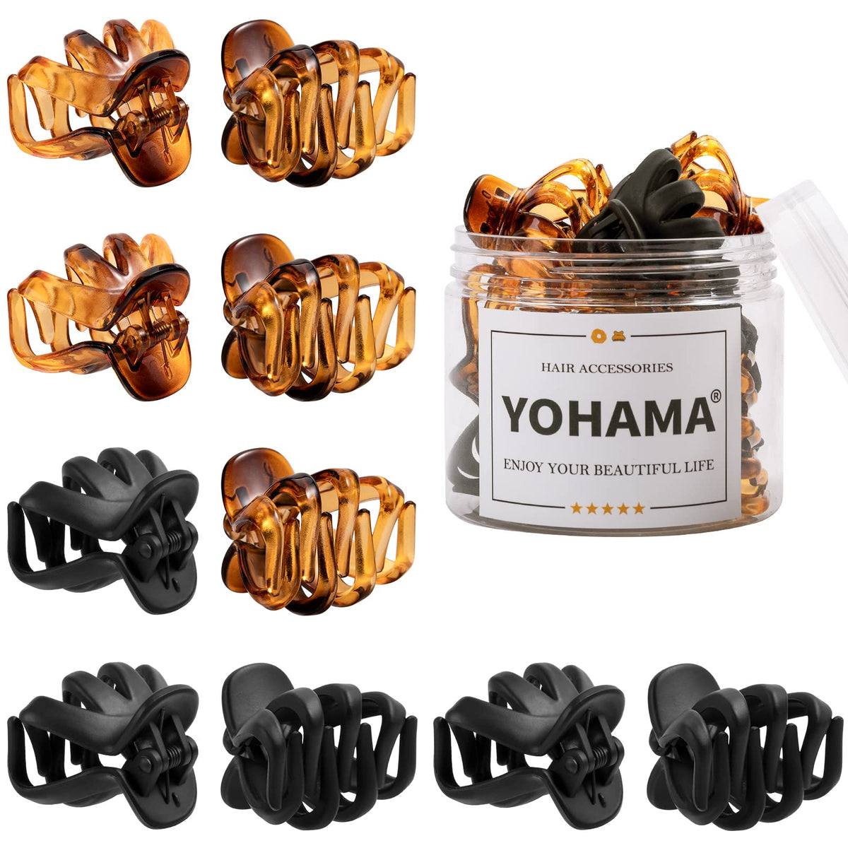 YOHAMA front packaging showing 10 clips and protection