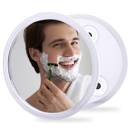 YoHumk front view packaged mirror showing compact design and benefit of portability