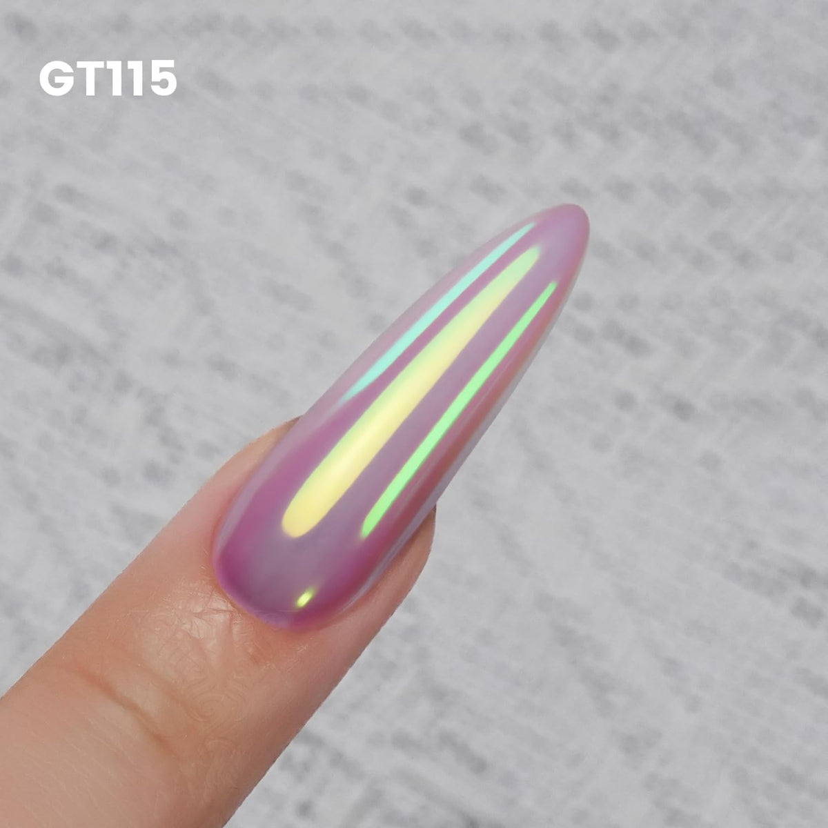 YOKE FELLOW in-salon manicure showing professional mermaid aurora finish benefit