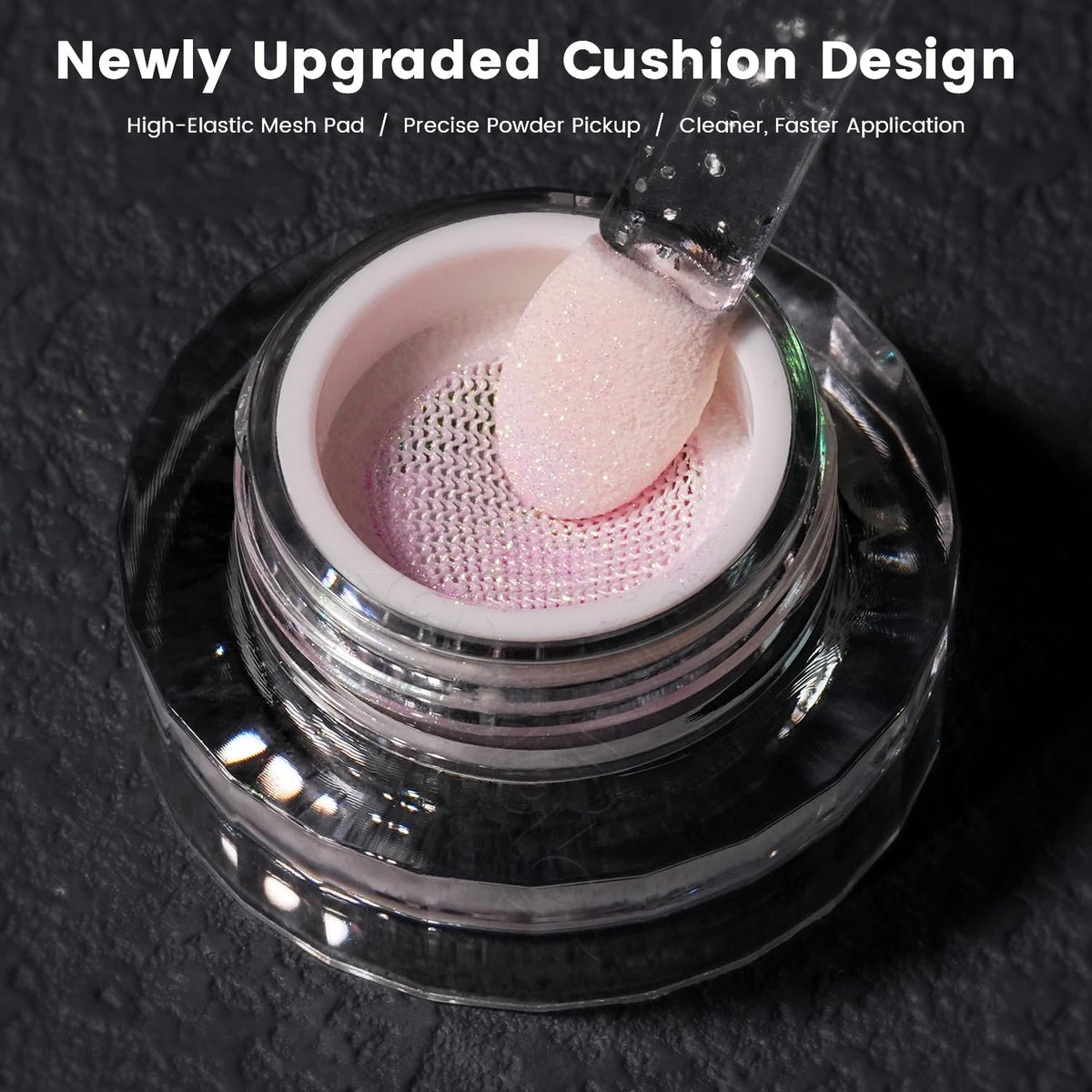 YOKE FELLOW powder texture macro showing ultra-fine particles for smooth finish benefit