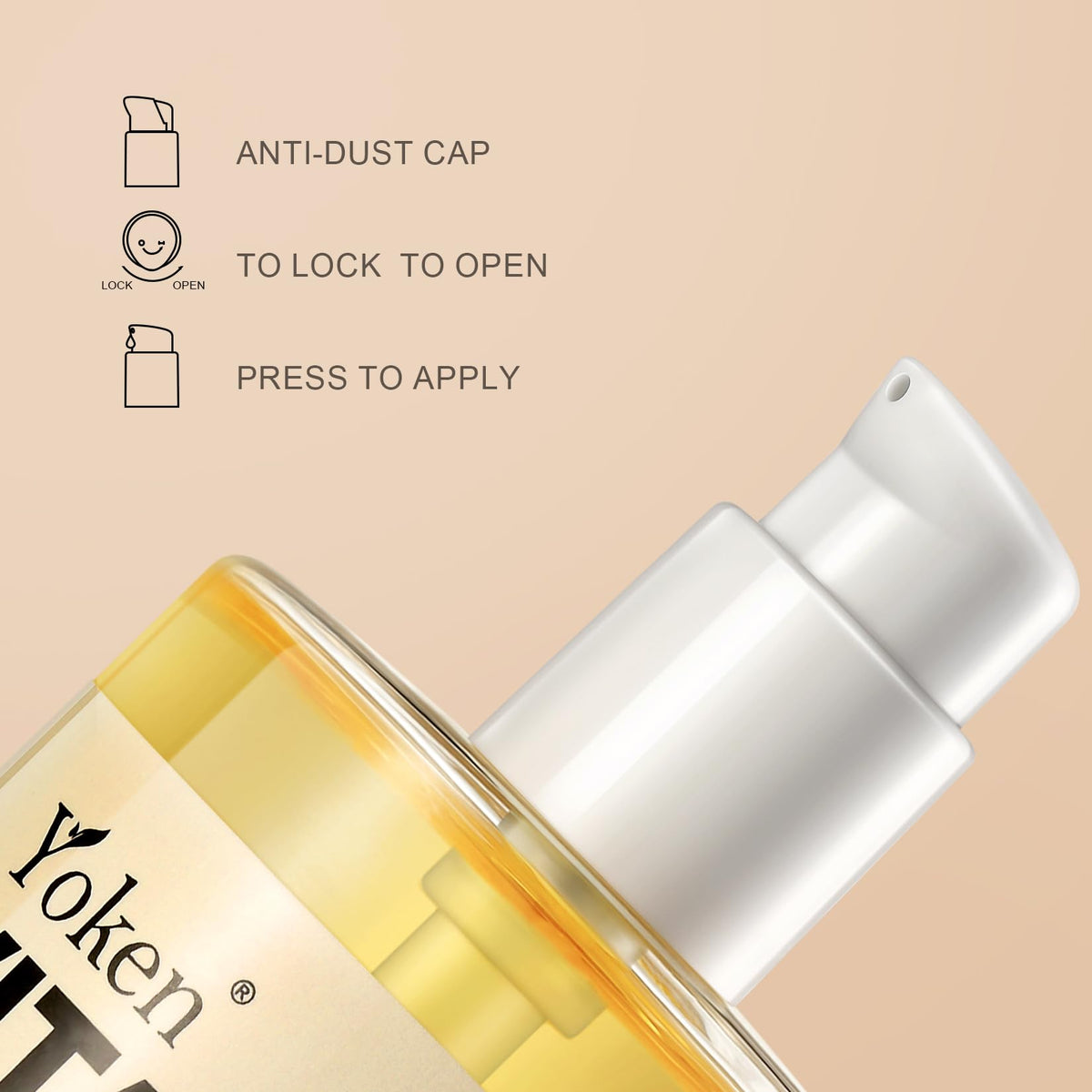 Yoken application hand demonstration showing fast absorption and hydration