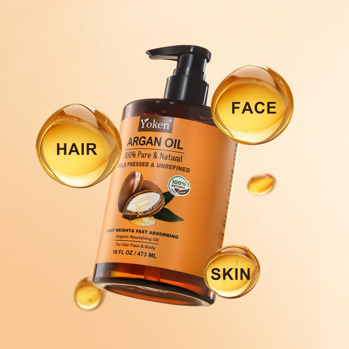Yoken used as facial oil for lightweight hydration and smoothness