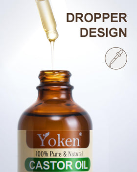Yoken castor oil thick texture close-up showing rich nourishing feel
