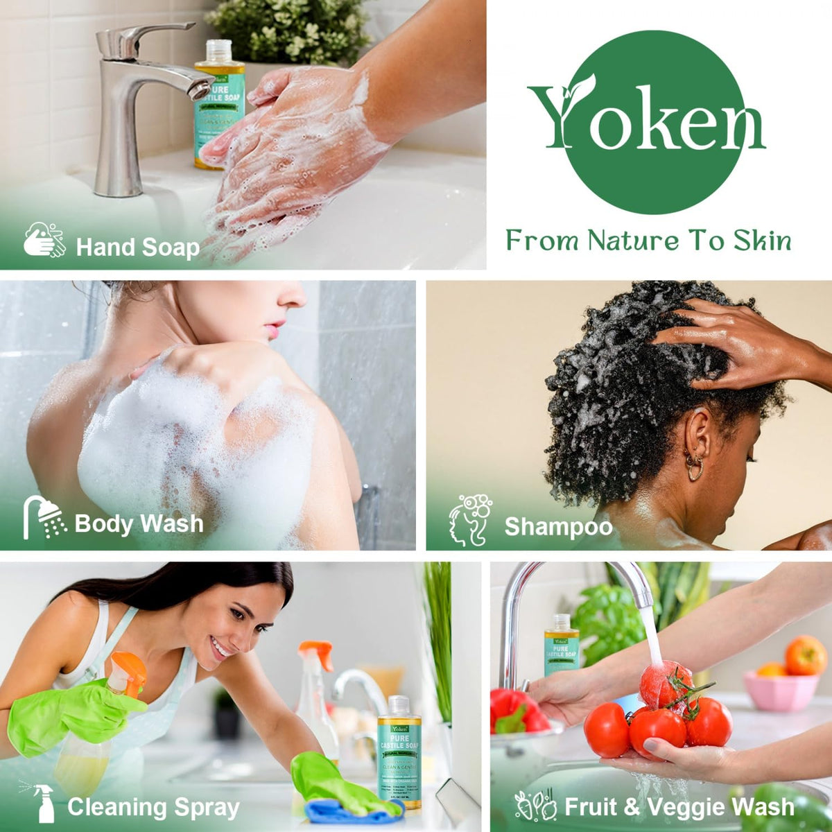 Yoken being used for dishwashing highlighting grease-cutting ability