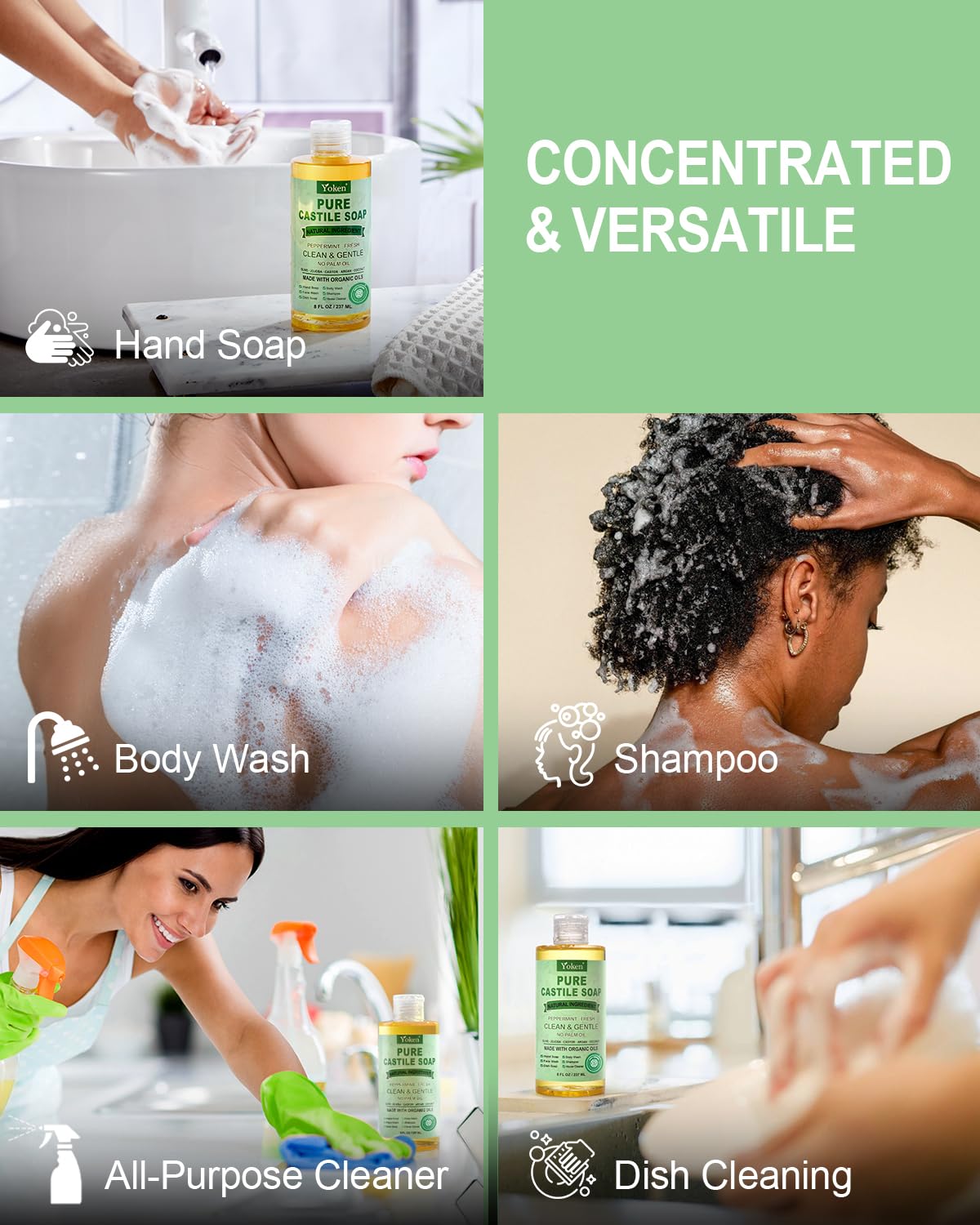 Yoken bottle in hand demonstrating compact travel convenience and portability