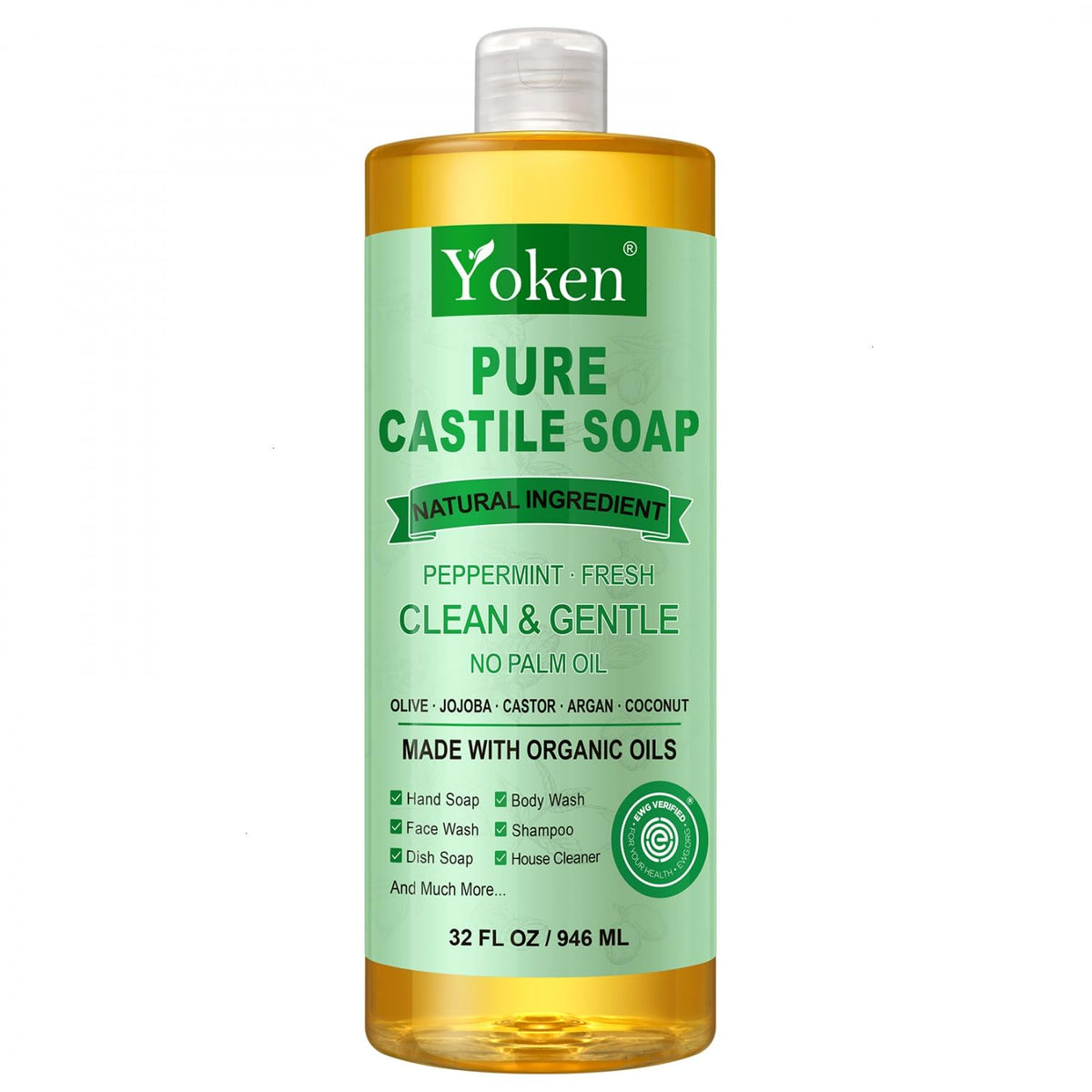 Yoken spray bottle cleaning kitchen counter showing multipurpose home cleaning