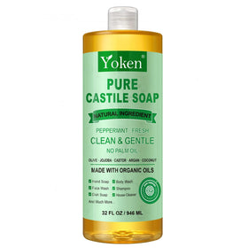 Yoken spray bottle cleaning kitchen counter showing multipurpose home cleaning