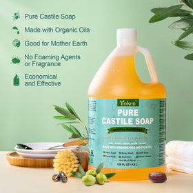 Yoken label close-up highlighting organic oils and clean ingredients