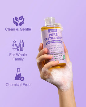 Yoken label close-up highlighting organic oils and ingredient transparency benefit