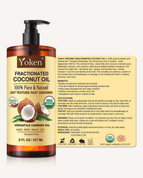 Yoken blended with essential oils in glass bottle for safe dilution benefit