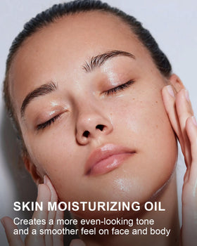 Yoken grapeseed oil close-up texture highlighting light, non-greasy finish