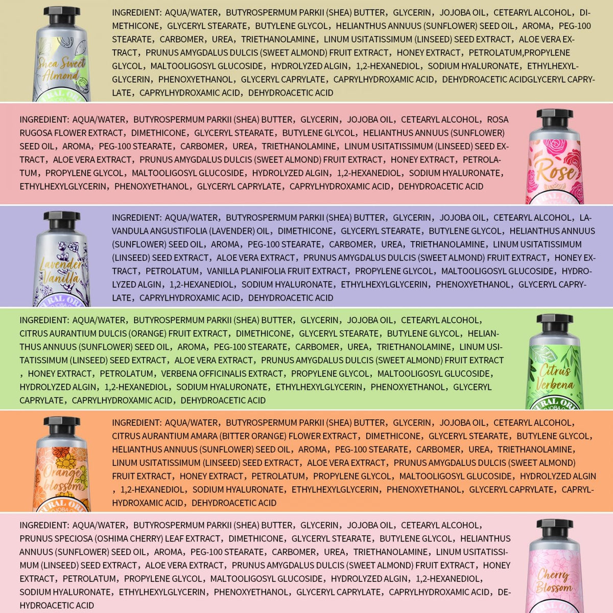 Yoken open tin display with six tubes illustrating organized gifting convenience