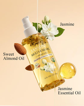 Yoken jasmine petals close-up demonstrating natural botanicals and hydration