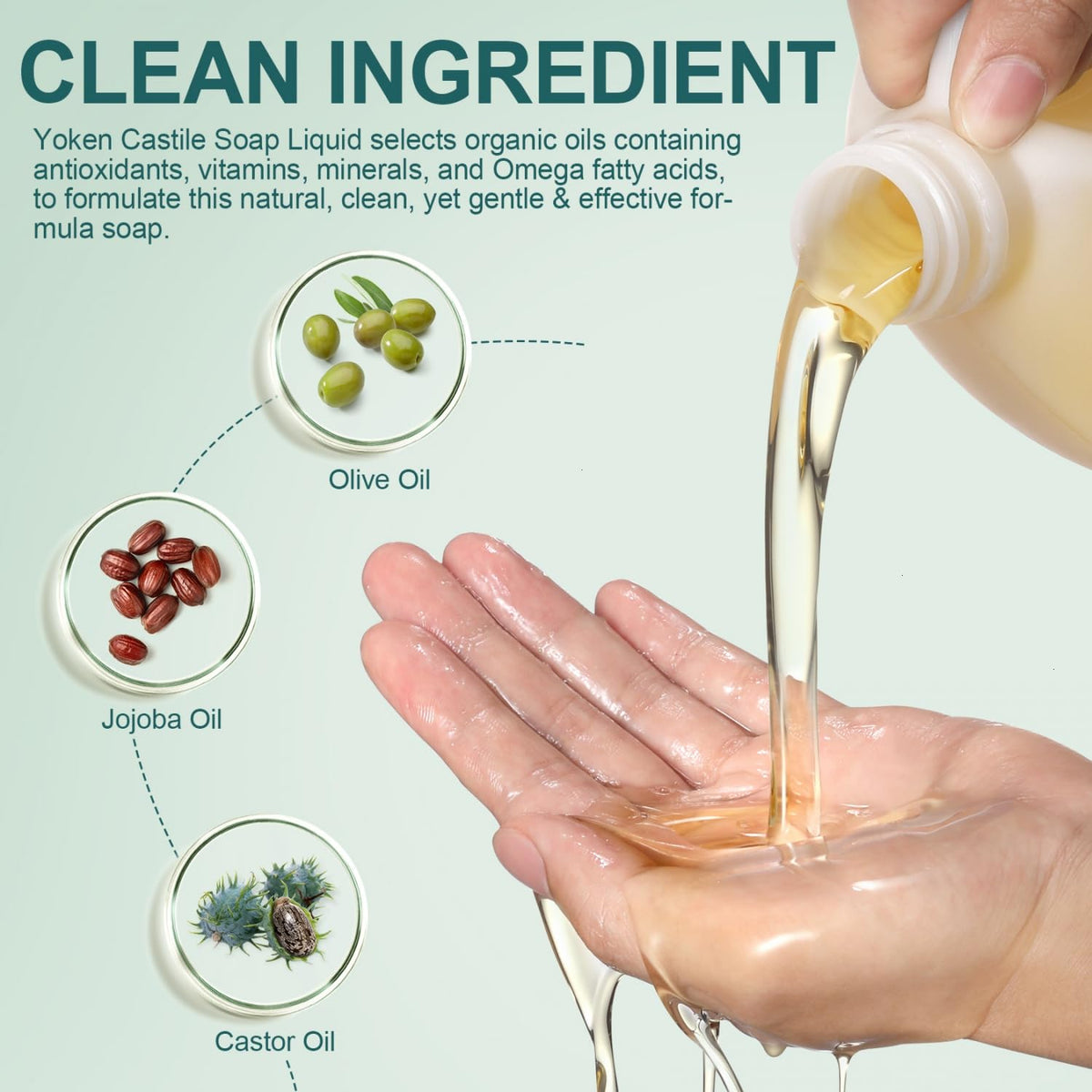 Yoken pump dispensing soap into a diluted dispenser for convenience