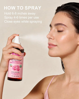 Yoken spray nozzle producing fine mist for even lightweight hydration