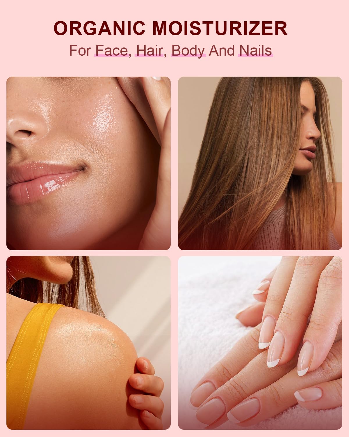 Yoken rosehip oil applied to hair ends showing frizz control and shine