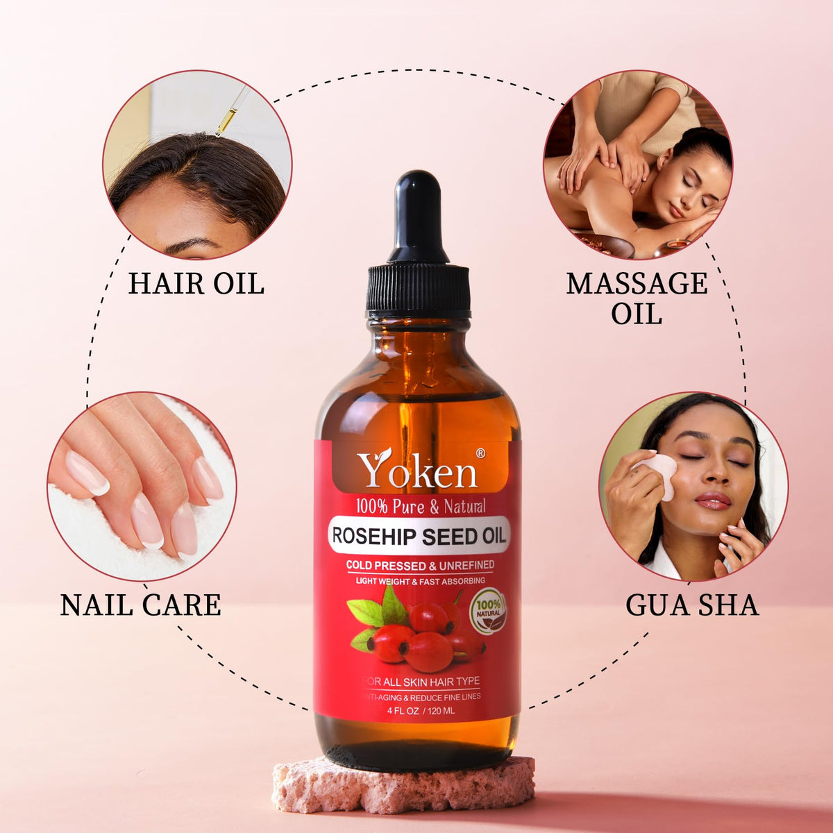 Yoken smoothing hair ends for softer, less frizzy finish
