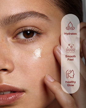 Yoken rosehip oil applied to face in morning routine for added hydration