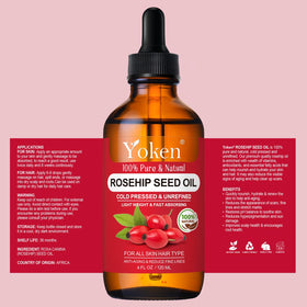 Yoken 4 fl oz bottle beside measuring items showing true size