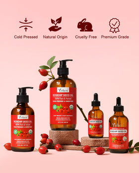 Yoken bottle next to hand showing 16 fl oz size for long-lasting supply