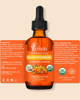 Yoken sealed package and cap detail, emphasizes leak‑proof protection