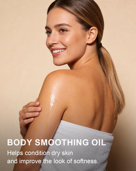 Yoken jojoba oil on skin absorbing quickly for lightweight hydration