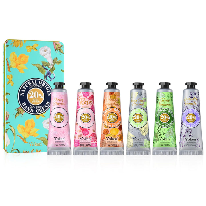 Yoken tin packaging front showing gift-ready presentation and elegant design