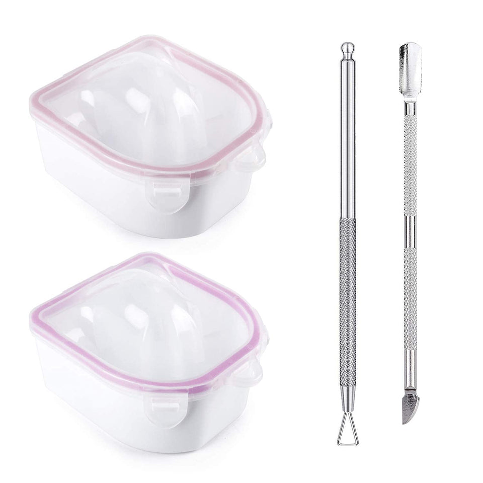 Yokilly front packaging showing two pink soak bowls and tools for easy removal