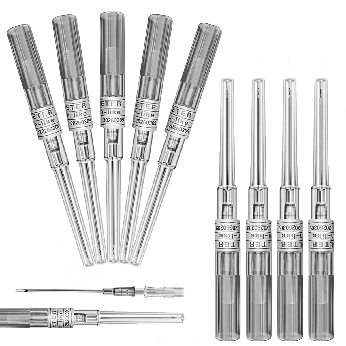 YONGDA front packaging showing 10 sterile 16G catheter needles and product benefit