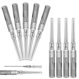 YONGDA front packaging showing 10 sterile 16G catheter needles and product benefit