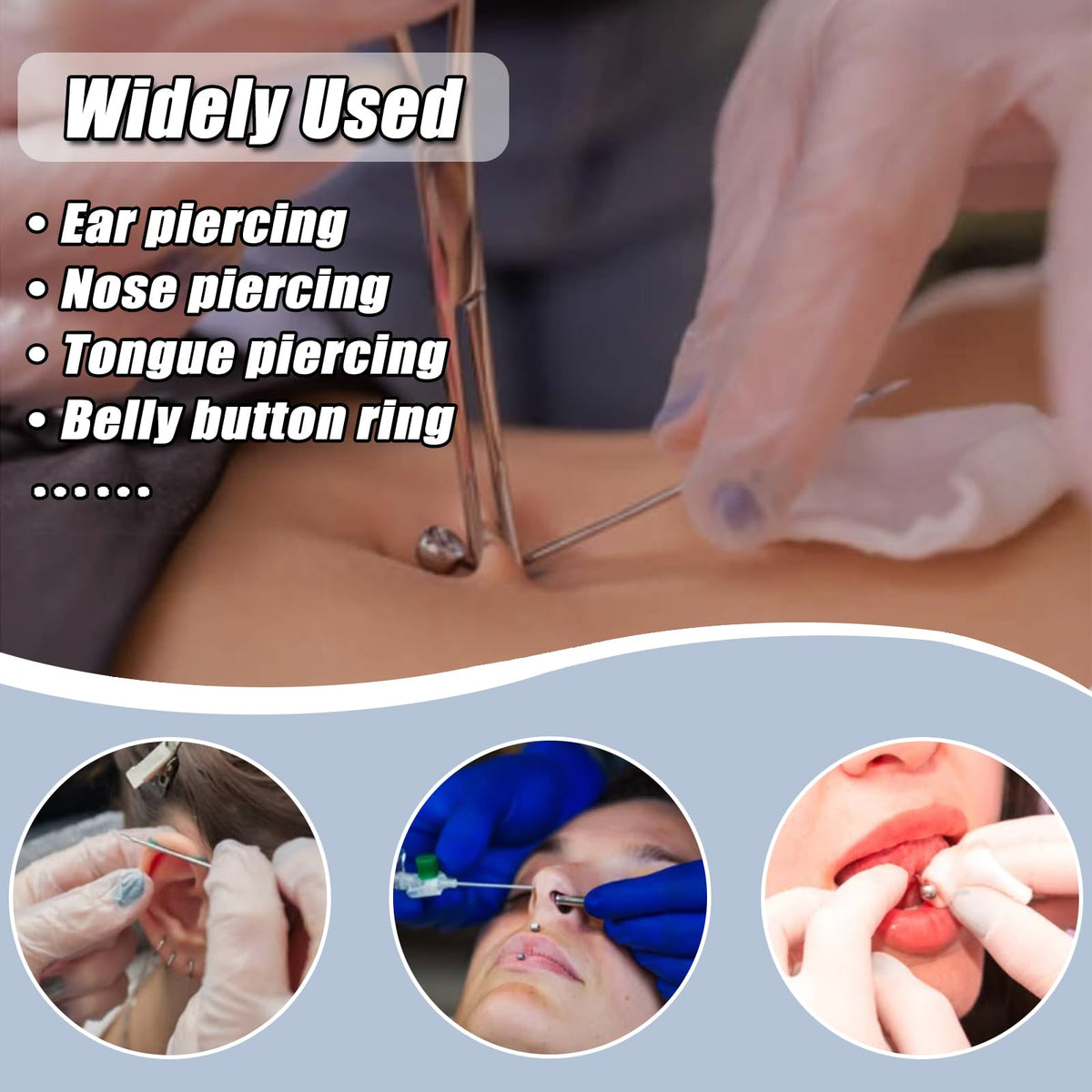 YONGDA demonstration of needle and jewelry alignment for smooth insertion