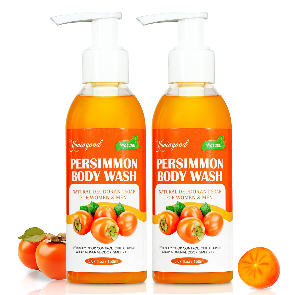 yoniagood front packaging showing two bottles and product benefit