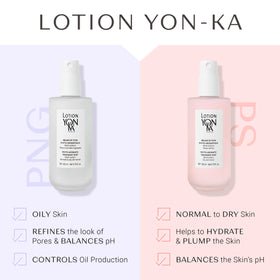 Yonka PS on bathroom vanity in lifestyle scene for daily ritual