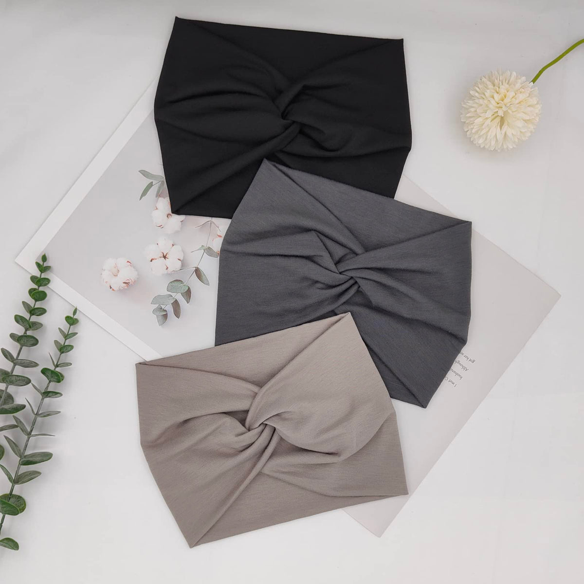 YONUF lifestyle image walking outdoors with headband showing casual style and sun protection