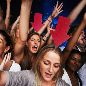 YOOLEETC in party setting as a playful selfie prop and costume accent
