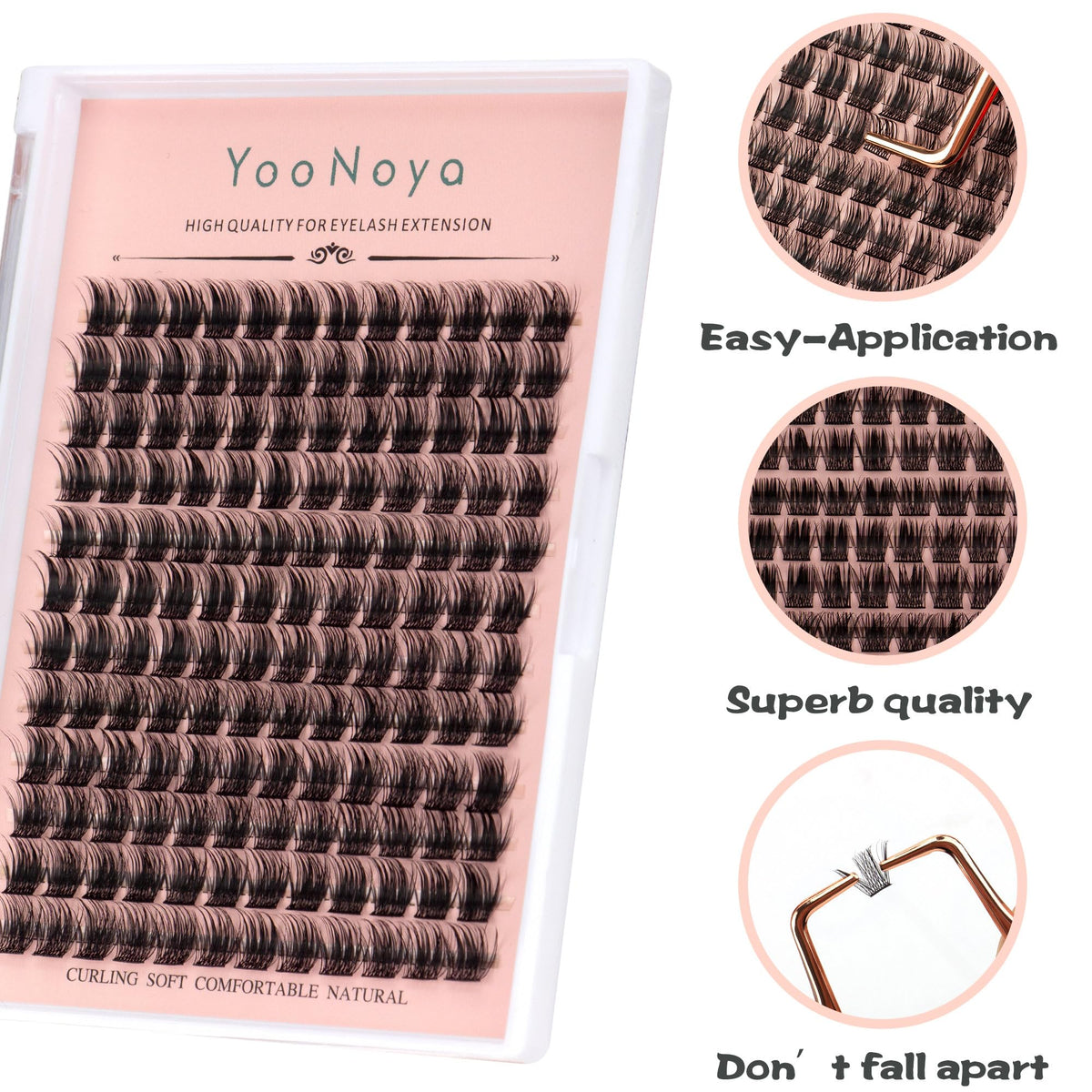 yooNoya 12mm size comparison next to ruler for accurate length reference
