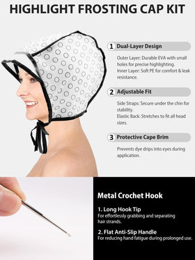 YOOVR dye brush and wide-tooth comb detail for smooth color application