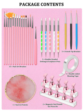 YOOVR magnetic nail stand close-up showing stable hold and improved painting control