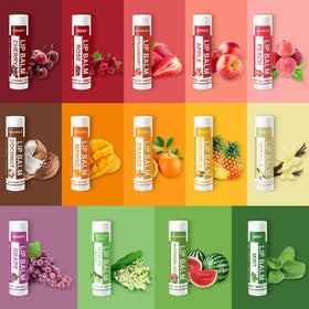 Yopela spread of 14 colorful flavor tubes highlighting choices and appeal