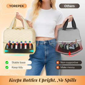 YOREPEK quilted exterior detail resisting moisture and daily wear