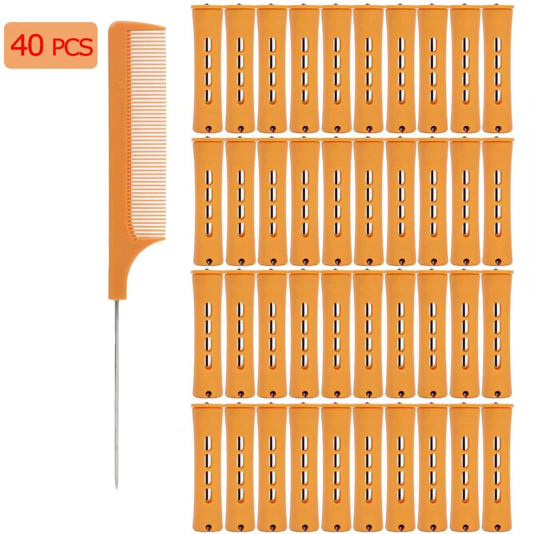 YOROSTAR steel pintail comb used for precise parting and neat sectioning